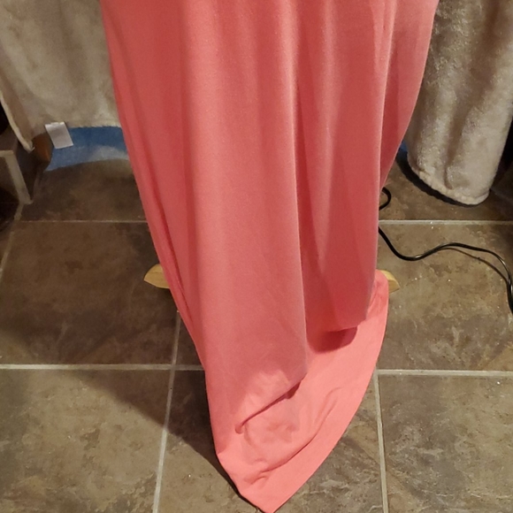 Lily Star Pink Long Maxi Skirt Small Good Cond - Picture 6 of 7